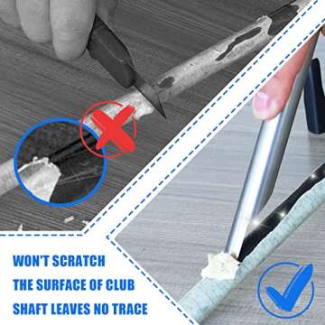 Efficient Golf Grip Tape Stripper for Easy Regripping