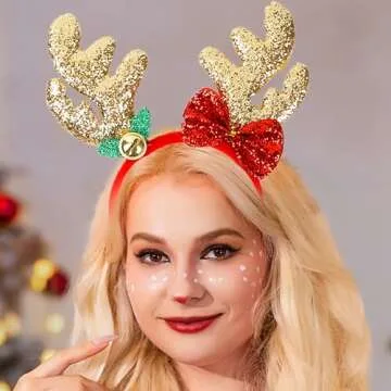CLOACE Reindeer Headband Perfect for Christmas Celebrations