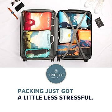 Packing Cubes for Travel - Ultralight 7 Piece Set