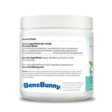 BeneBunny Rabbit Probiotic Natural Digestive Support Supplement