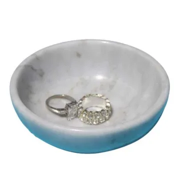 CraftsOfEgypt Marble Jewelry Dish for Home Decor
