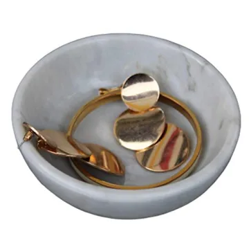 CraftsOfEgypt Marble Jewelry Dish for Home Decor