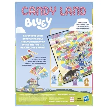 Candy Land Bluey Edition Board Game for Kids 3+