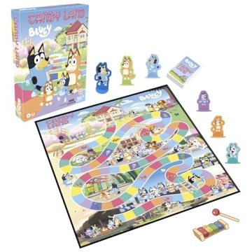 Candy Land Bluey Edition Board Game for Kids 3+
