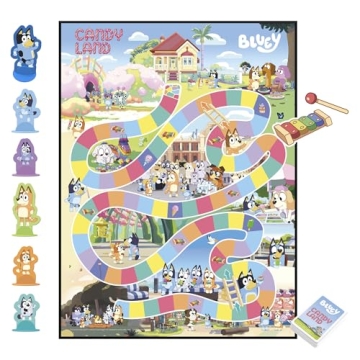 Candy Land Bluey Edition Board Game for Kids 3+