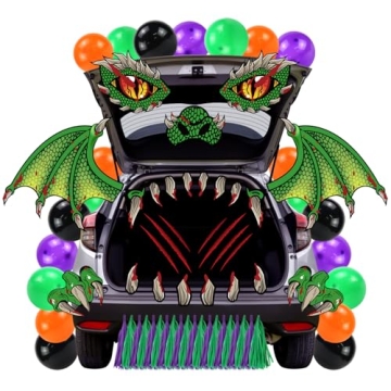 81PCS Dinosaur Trunk or Treat Decorations for Halloween