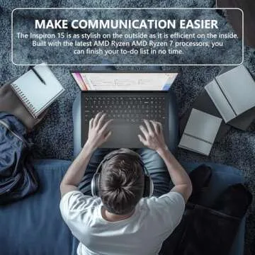 Dell Inspiron 15.6" Touchscreen Business Laptop with Office