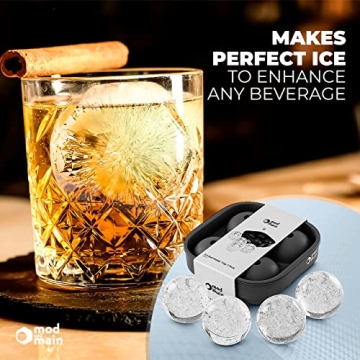 Premium Black Ice Ball Maker for Perfect Cocktails