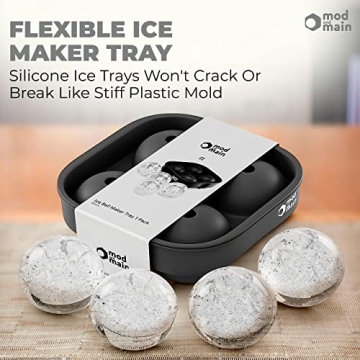 Premium Black Ice Ball Maker for Perfect Cocktails