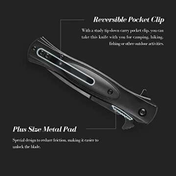 Tops Home Pocket Knife for Men - EDC Tool for Gifts