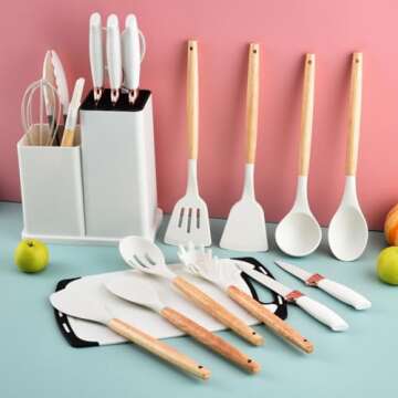 Complete 19-Piece Kitchen Set for Home Chefs and Enthusiasts