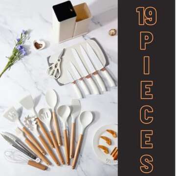 Complete 19-Piece Kitchen Set for Home Chefs and Enthusiasts