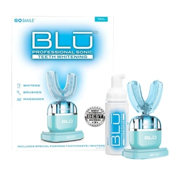 GO SMILE Sonic BLU Hands-Free Teeth Whitening Kit - Fast, Effective & No Sensitivity