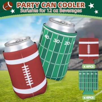 LFZHAN Football Can Sleeves for Game Day Parties