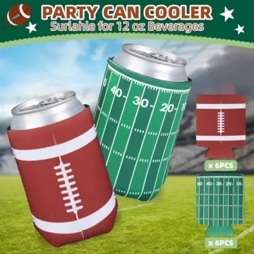 LFZHAN Football Can Sleeves for Game Day Parties