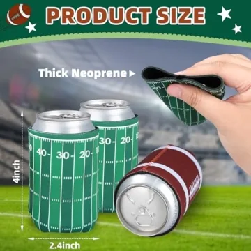 LFZHAN Football Can Sleeves for Game Day Parties