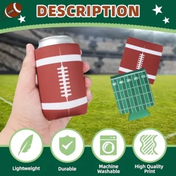 LFZHAN Football Can Sleeves for Game Day Parties