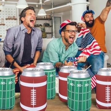LFZHAN Football Can Sleeves for Game Day Parties