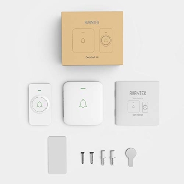AVANTEK Wireless Doorbell 52 Melodies 1000ft Range Waterproof