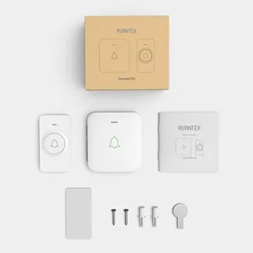 AVANTEK Wireless Doorbell 52 Melodies 1000ft Range Waterproof