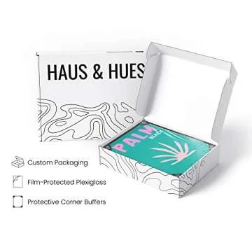 HAUS AND HUES Colorful Framed Wall Art - Set of 6 Trendy Travel Wall Decor, Aesthetic Preppy Room Decor, Travel Decor for Home, Multi Color Around the World Travel Theme (Black Framed, 8x10)