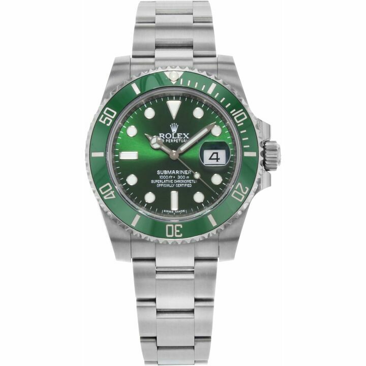 Rolex Submariner Hulk Green Dial Luxury Watch