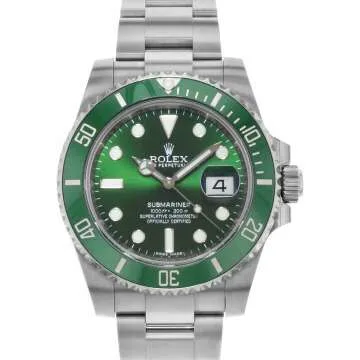 Rolex Submariner Hulk Green Dial Luxury Watch