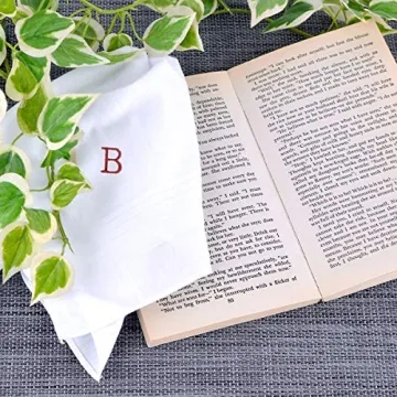 Monogrammed Cotton Handkerchiefs - Personalized Gifts for Men