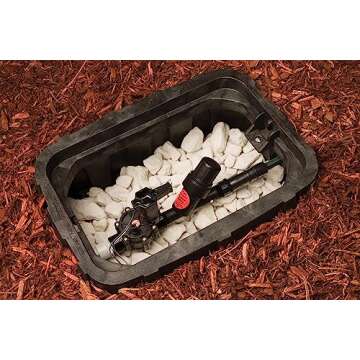 Rain Bird PRF07530S Drip Irrigation In-Line 30 PSI Pressure Regulating "Y" Filter, 3/4" Male Pipe Thread,Black