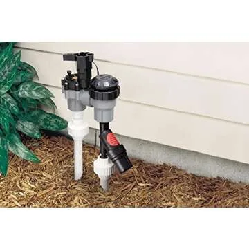 Rain Bird PRF07530S Drip Irrigation In-Line 30 PSI Pressure Regulating "Y" Filter, 3/4" Male Pipe Thread,Black