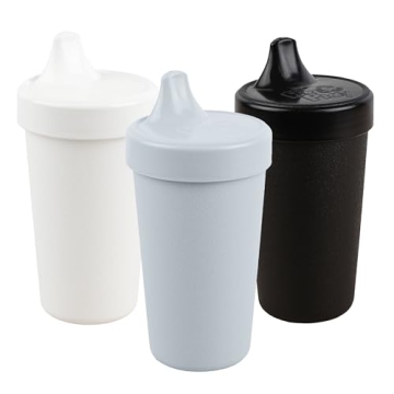 Re-Play USA 10 Oz. Sippy Cups Set of 3 - Leak Proof, Durable & Eco-Friendly