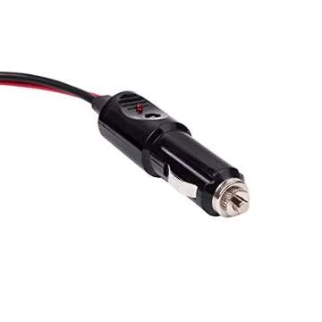 YCIND Heavy Duty 12AWG Male to Male Cigarette Plug Cigarette Lighter Adapter Charger Cord With LED Lights 3ft (3FT)