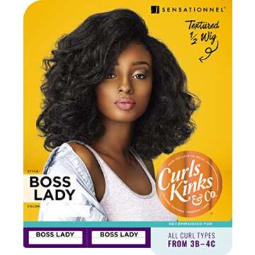 Sensationnel Synthetic Hair Half Wig Instant Weave Curls Kinks & Co Boss Lady (1)