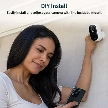 Arlo Essential Security Camera 2K | Indoor - Outdoor | 2nd Gen | Wireless with Spotlight, 2-Way Audio, Color Night Vision, Live Stream, Motion Activation, Real Time Notifications - White, 3 Cameras