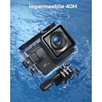 Wolfang GA100 4K Action Camera Waterproof with EIS
