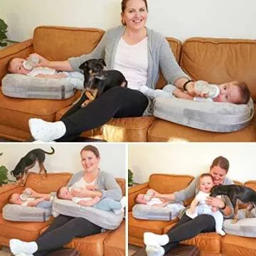 TwinGo Nurse & Lounge Pillow for Twin Parenting Comfort