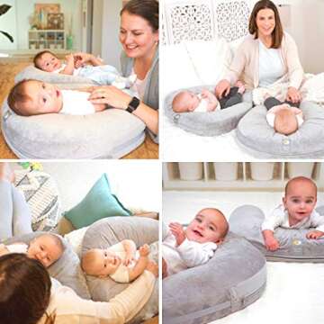 TwinGo Nurse & Lounge Pillow for Twin Parenting Comfort