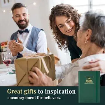 JUBTIC Prayer Journal for Woman, Christian Planner, Bible Journal with Verse, 60 Weeks Scripture, Faith & Devotional Journal, Bible Study Notebooks for Note Taking, Christian Gifts (Dark Green)