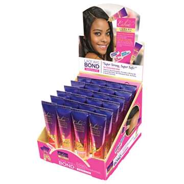 Esha Absolute Lace Wig Bond - Invisible Wig Bonding Glue: Water and Oil-Resistant, Non-Toxic Formula for a Gentle, Secure Hold