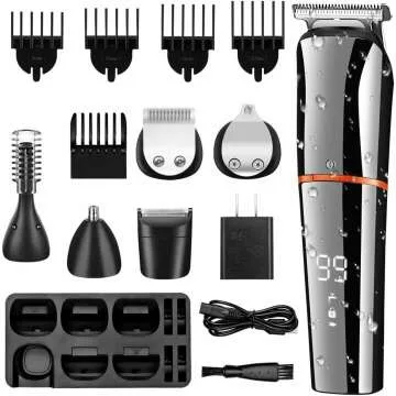 SURKER 6-in-1 Cordless Beard & Hair Trimmer