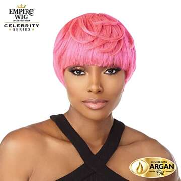 Sensationnel Empire human hair wig - cia celebrity inspired collections pre-styled salon cut hair (1...