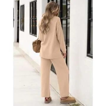 Trendy ANRABESS Women 2 Piece Knit Set for Fall