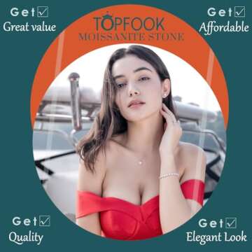 Stunning Moissanite Stud Earrings for Unisex Engagement Gifts, 6.5mm in Sterling Silver