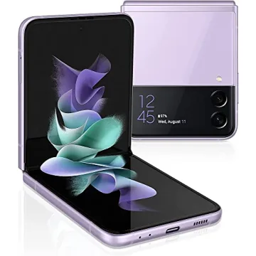 SAMSUNG Galaxy Z Flip 3 5G, 128GB, Lavender - Unlocked