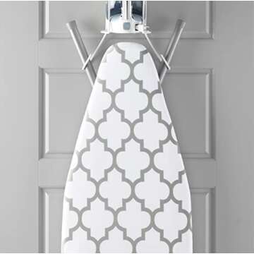 Whitmor Deluxe Ironing Board Cover and Pad (Ironing board not included) - Medallion Grey
