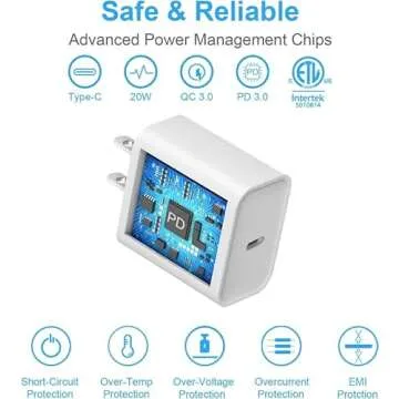 USB C Charger Block [2 Pack] iPhone 16 15 14 13 12 11 Charger Block, Type C Wall Charger 20W PD Power Adapter for iPhone 16/16Pro/16Pro Max/16Plus/15/14/13/12/11, iPad