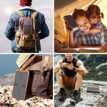 Superallure 43800mAh Solar Power Bank - Fast Portable Charger