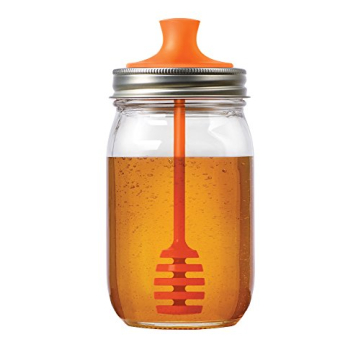 Transform Your Mason Jar with Jarware Honey Dipper - Eco-Friendly and Functional
