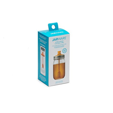 Jarware Honey Dipper Lid for Mason Jars - Mess Free