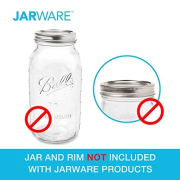 Jarware Honey Dipper Lid for Mason Jars - Mess Free